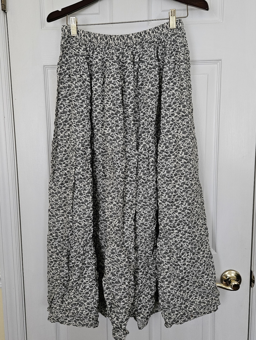 Vtg 90s Broomstick Skirt Jones NY Sport Med